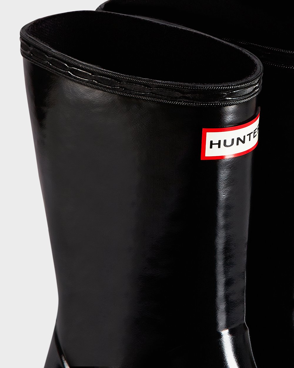 Botas De Agua Original First Classic Gloss Hunter Niños - Negros - 320615EBH